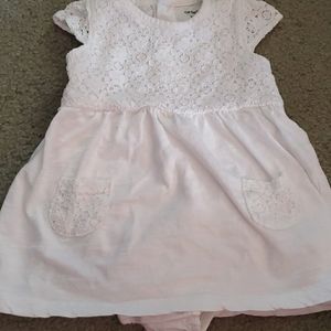 Carter's lace top dress onesie